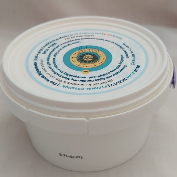 Tweak'd by Nature 16 oz Blue Vanilla Sky Blue Zone Conditioning Mask sealed